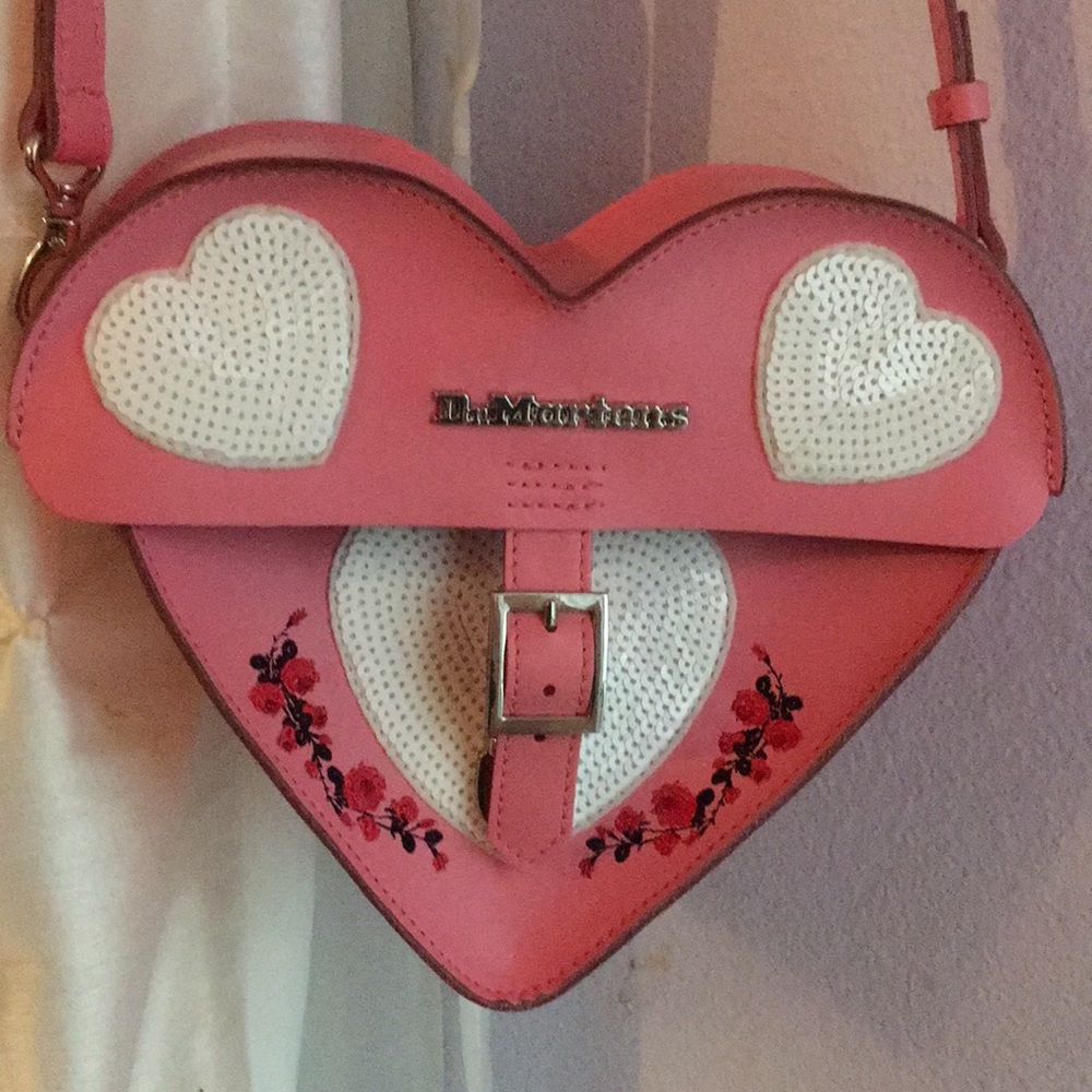 COPY - Dr. Martens heart shape leather  bag